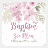 Zoe Square Sticker (Voorkant)