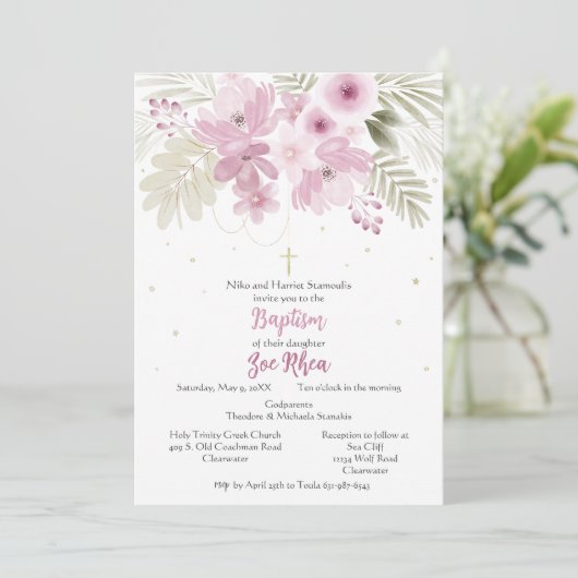 Zoe Uitnodiging (Staand voorkant)