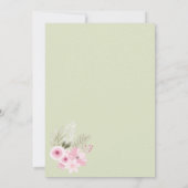 Zoe-uitnodiging Kaart (Achterkant)