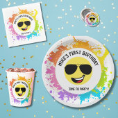 Zoe Verwend Gezicht, Pilotenbril, Leuke Eerste Ver Romper