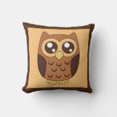 Zoe, Wijze Uil Kussen (Voorkant)