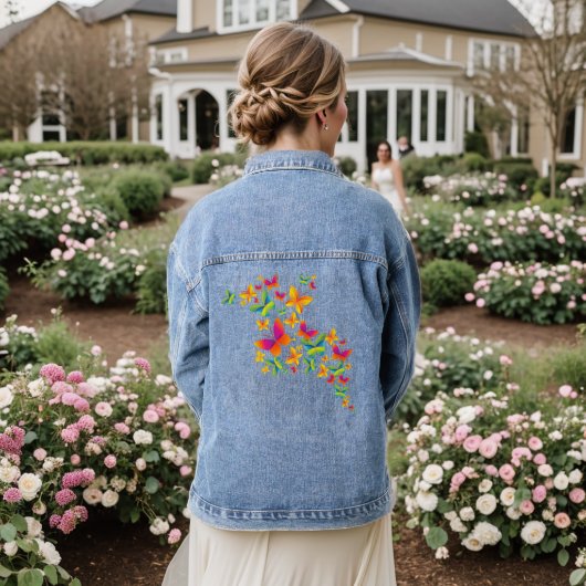 Zoe Zwaluwenzwerm Denim Jacket (Huwelijk Achterkant)