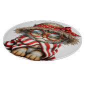 ZOEDE ROOD & WIT ZOMER THEMA KITTY KAT SNIJPLANK (Hoek)