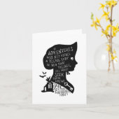 Zoek Adventures Northanger Abbey Quote Kaart (Gele Bloem)