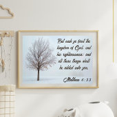 Zoek als eerste het winterlandschap van het Konink Poster