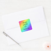 Zoek altijd op Rainbows Sticker (Envelop)