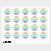 Zoek altijd op Rainbows Sticker (Vel)