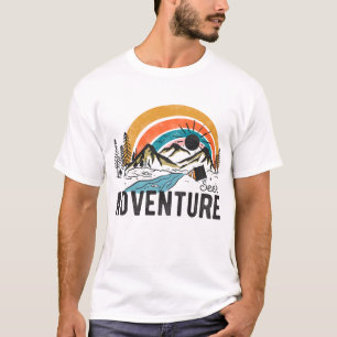 Zoek avontuur Berg Camping T-shirt