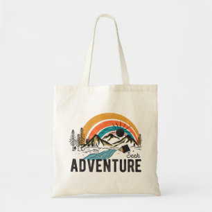 Zoek avontuur Berg Camping Tote Bag