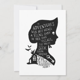 Zoek Avontuur Northanger Abbey Citaat Kaart