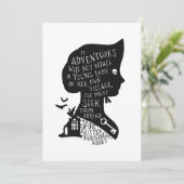Zoek Avontuur Northanger Abbey Citaat Kaart (Staand voorkant)