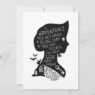 Zoek Avontuur Northanger Abbey Citaat Kaart