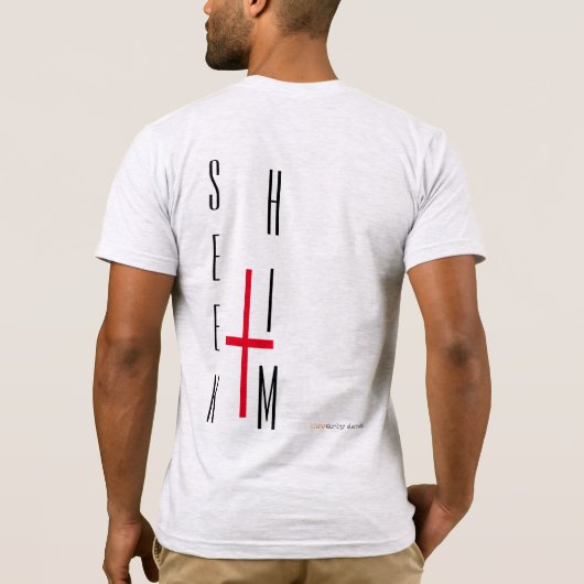 Zoek Christus T-shirt (Achterkant)