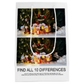 Zoek de 10 verschillen zoekplaatje van de Fubby's. Medium Cadeauzakje (Achterkant)