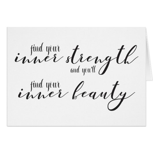 Zoek de binnenste kracht en je vindt de binnenste  (Voorkant Horizontaal)