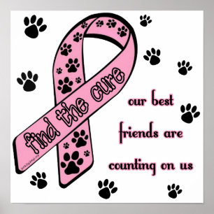 Zoek de crème ~ Pawprint Poster