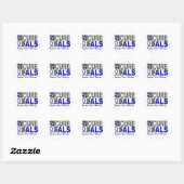 Zoek de Cure 1 ALS Ronde Sticker (Vel)