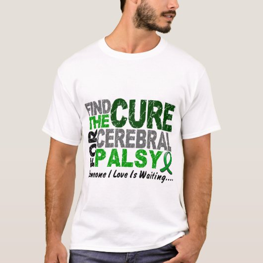 Zoek de Cure 1 CEREBRAL PALSY T-shirt (Voorkant)