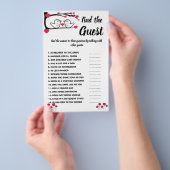 Zoek de Game Card Love Bird van het gastVrijgezell Flyer (Hand)