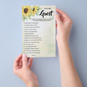 Zoek de Game Card van het Vrijgezellenfeest voor d Flyer (Hand)