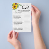 Zoek de Game Card van het Vrijgezellenfeest voor d Flyer (Hand)