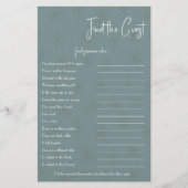 Zoek de game Kaart Flyer van de gast (Voorkant)