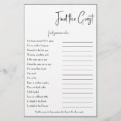 Zoek de game Kaart Flyer van de gast (Voorkant)