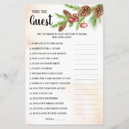 Zoek de gamekaart met het Vrijgezellenfeest voor k Flyer