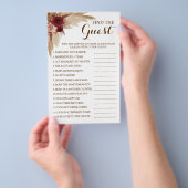 Zoek de gamekaart van het Vrijgezellenfeest van de Flyer (Hand)