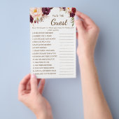 Zoek de gamekaart van het Vrijgezellenfeest van de Flyer (Hand)