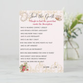 Zoek de gast kaart (Staand voorkant)