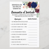 Zoek de gastendouche in het engels spaanse spel (Achterkant)