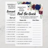 Zoek de gastendouche in het engels spaanse spel (Voorkant / Achterkant)