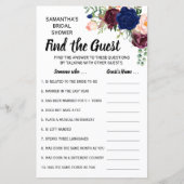 Zoek de gastendouche in het engels spaanse spel (Voorkant)