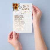 Zoek de gastVrijgezellenfeest-game-kaart op zonneb Flyer (Hand)