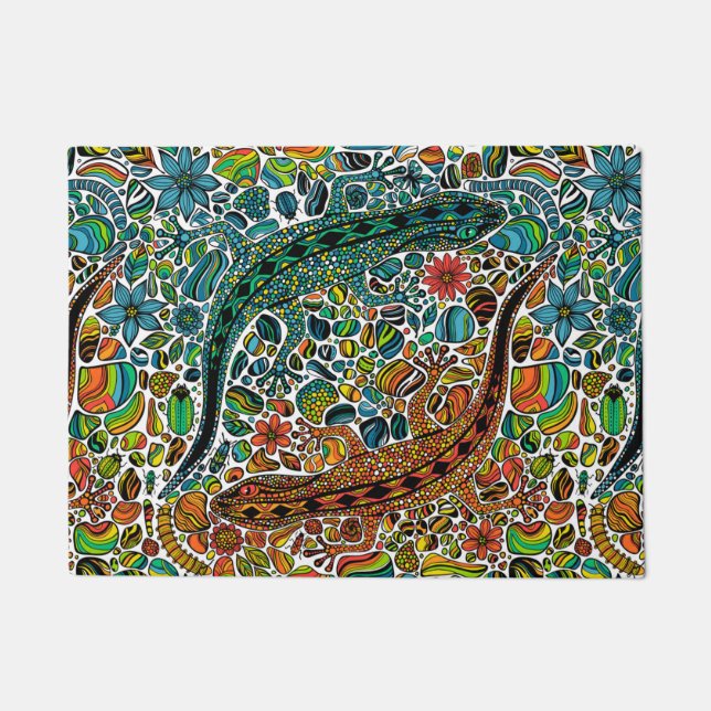 Zoek de gekko's deurmat (Voorkant)