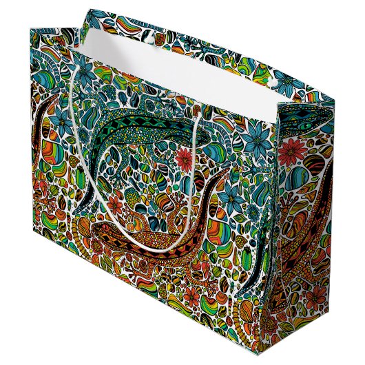 Zoek de gekko's groot cadeauzakje (Achterkant Gekanteld)