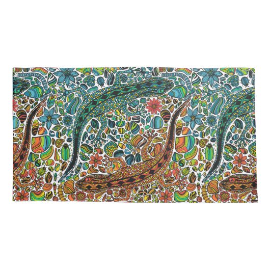 Zoek de gekko's kussensloop (Achterkant-Links)