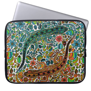 Zoek de gekko's laptop sleeve