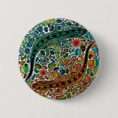 Zoek de gekko's ronde button 5,7 cm (Voorkant)