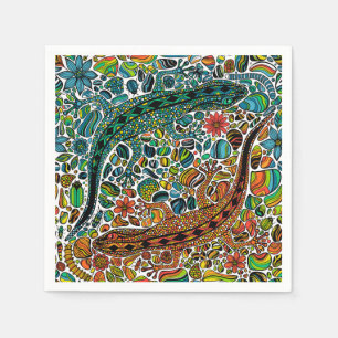 Zoek de gekko's servet