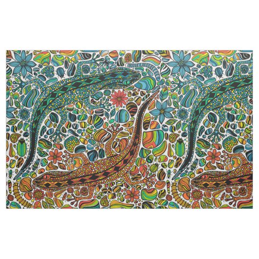 Zoek de gekko's stof (Fat Quarter)
