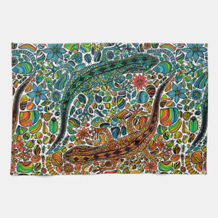 Zoek de gekko's theedoek