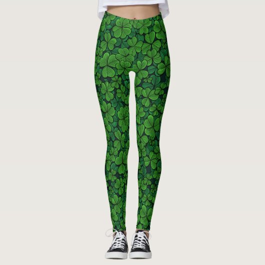 Zoek de gelukkige klaver 2 leggings (Voorkant)