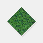 Zoek de gelukkige klaver 2 servet (Hoek)