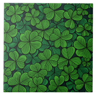 Zoek de gelukkige klaver 2 tegeltje