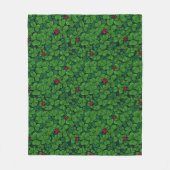 Zoek de gelukkige klaver fleece deken (Voorkant)