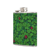 Zoek de gelukkige klaver heupfles (Links)