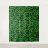 Zoek de gelukkige klaver wandkleed (Voorkant)