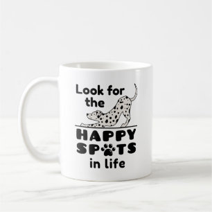 Zoek de Happy Spots in Life Dalmatian Dog Koffiemok